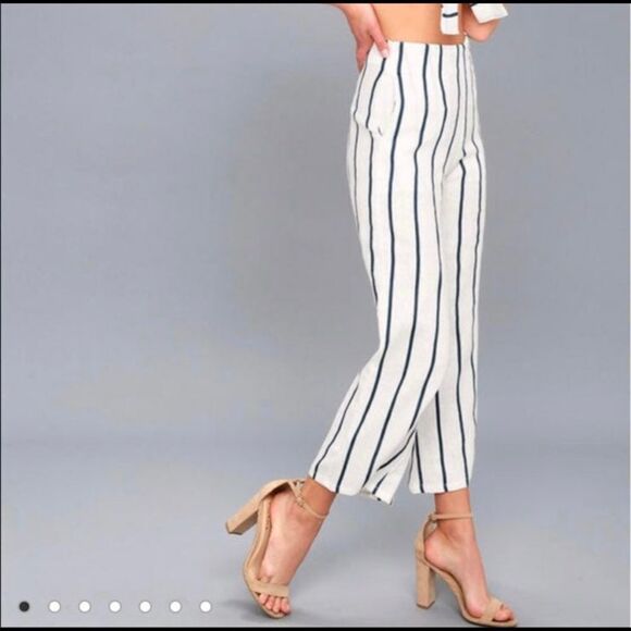 Faithfull the Brand Striped Linen Pants - Picture 2 of 7